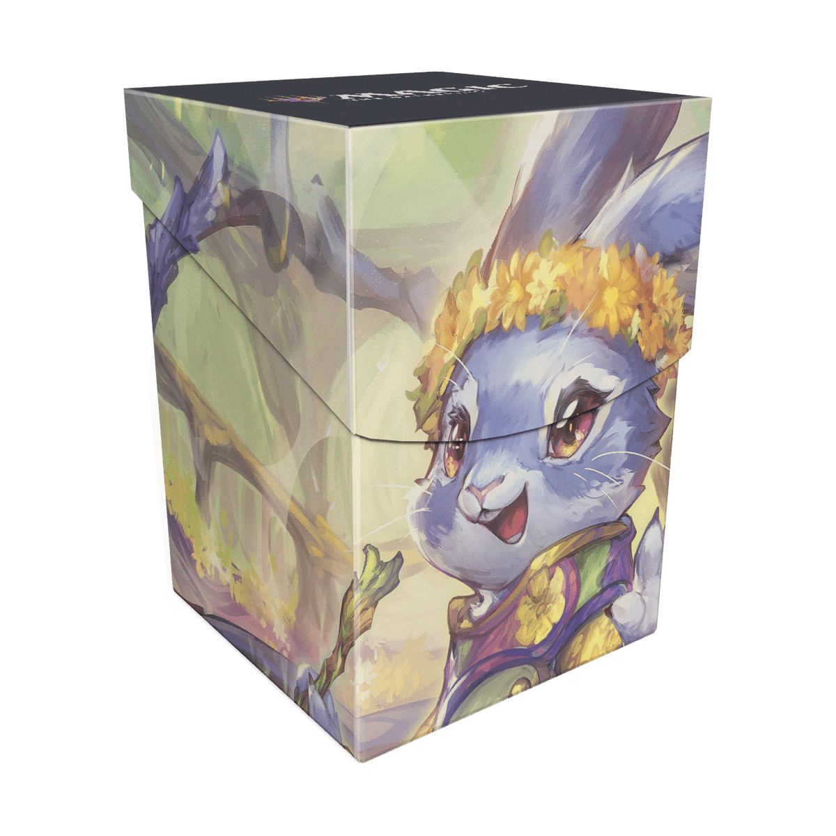 Bloomburrow Ms.Bumbleflower (Commander - Peace Offering Green/White/Blue) 100+ Deck Box for Magic: The Gathering