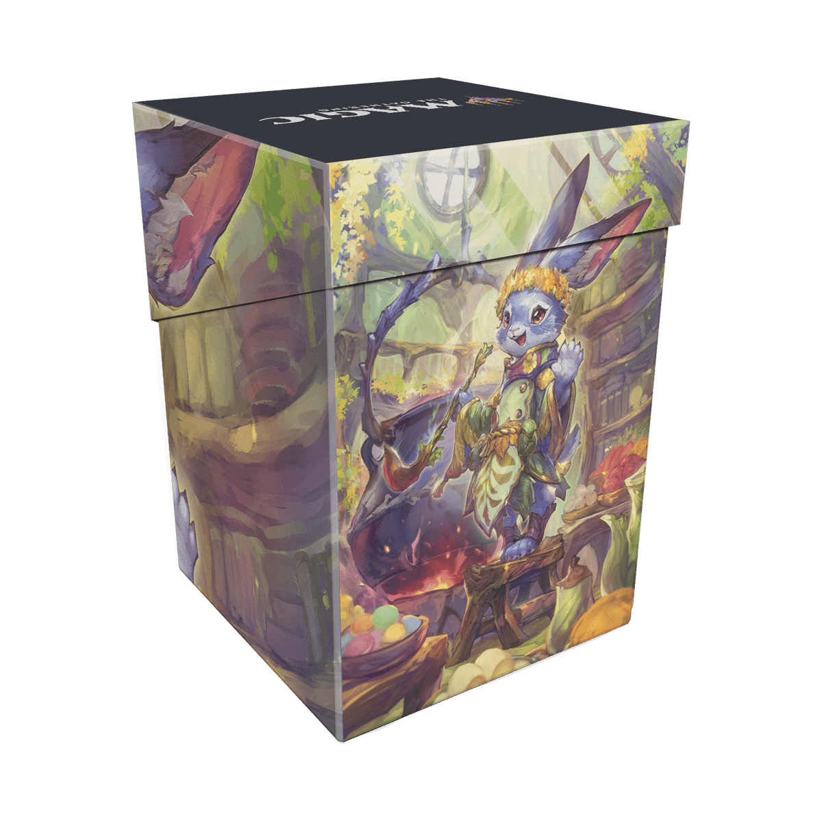 Bloomburrow Ms.Bumbleflower (Commander - Peace Offering Green/White/Blue) 100+ Deck Box for Magic: The Gathering