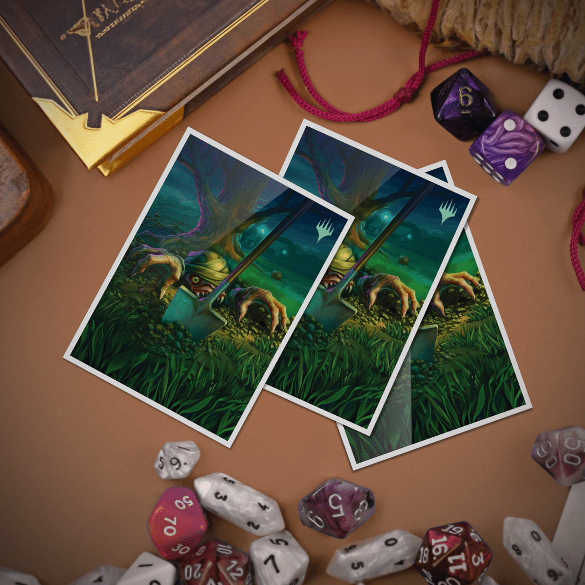 Ultra PRO Apex Sleeves – Duskmourn “Exhume” (105 bustine) – Magic: The Gathering