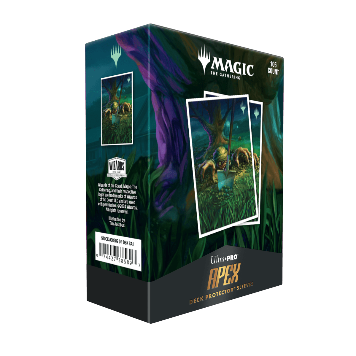 Ultra PRO Apex Sleeves – Duskmourn “Exhume” (105 bustine) – Magic: The Gathering