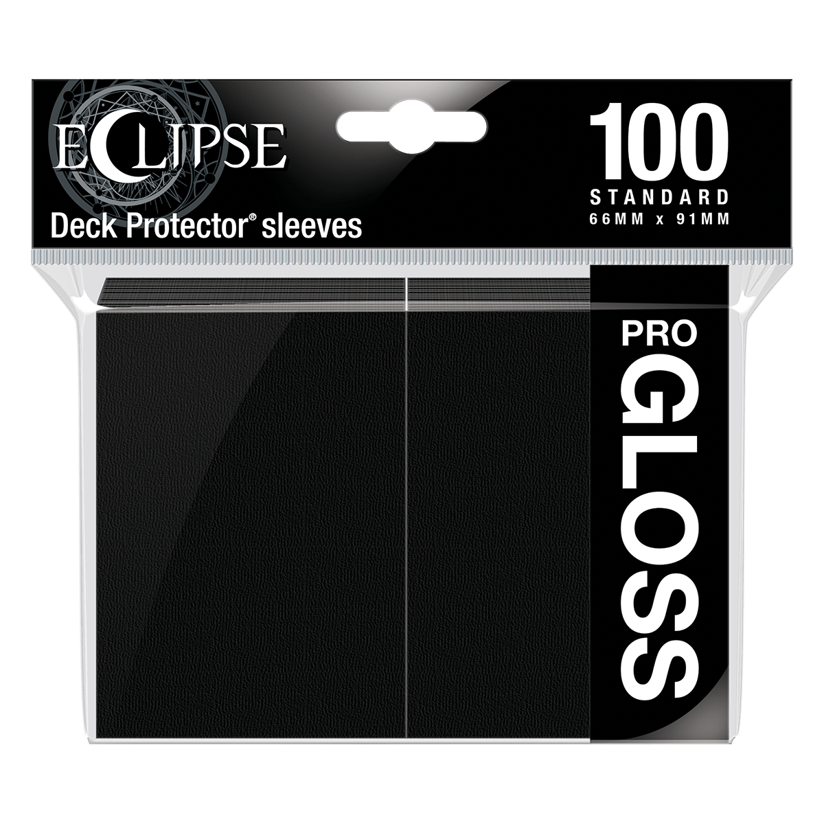 Ultra PRO - Eclipse Sleeves PRO-Gloss Jet Black (100)