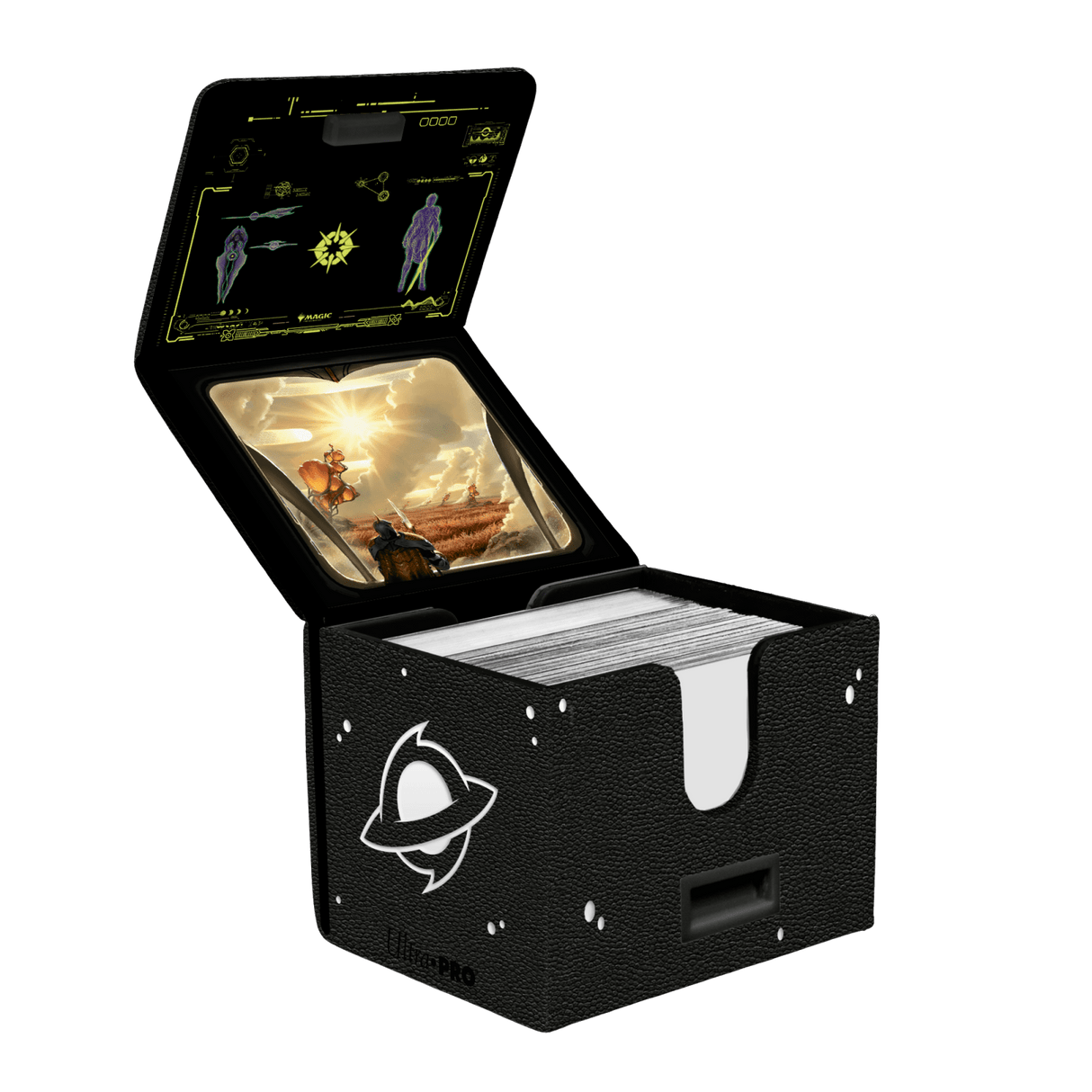 Ultra PRO Premium Alcove Edge Deck Box – Edge of Eternities “Adagia, Windswept Bastion” (100+)