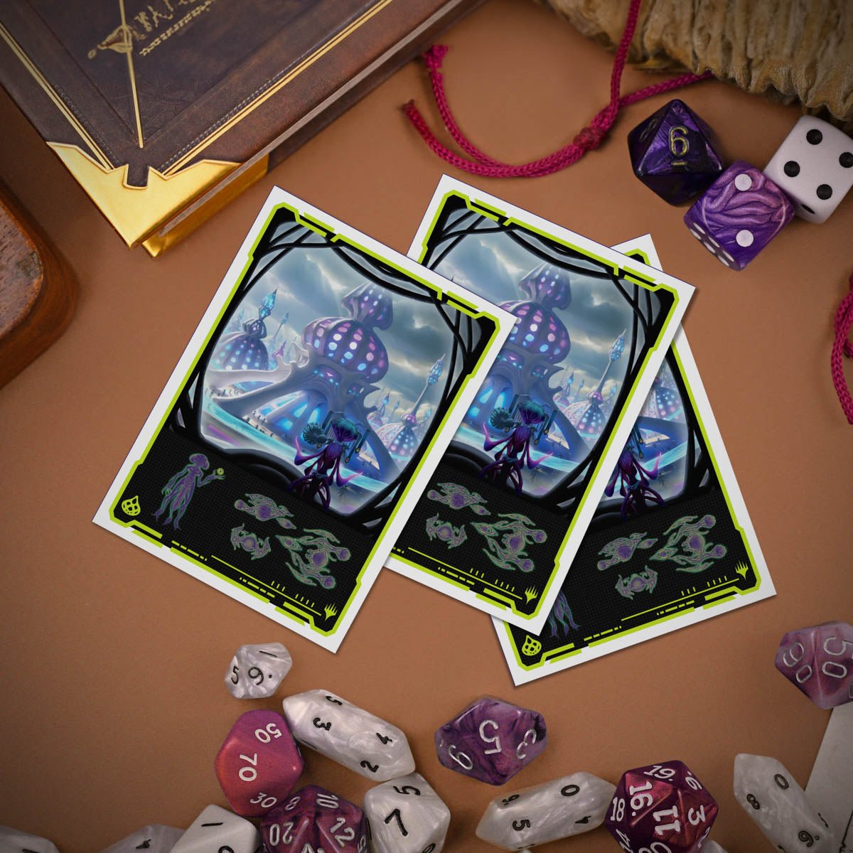 Ultra PRO APEX Sleeves – Magic: The Gathering Edge of Eternities “Uthros, Titanic Godcore” (105 bustine)