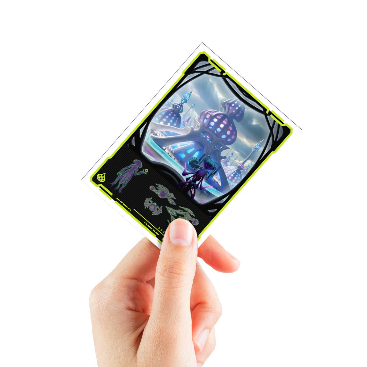 Ultra PRO APEX Sleeves – Magic: The Gathering Edge of Eternities “Uthros, Titanic Godcore” (105 bustine)