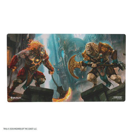Gamegenic Shiny Playmat Reality Fracture Ajani – vista frontale