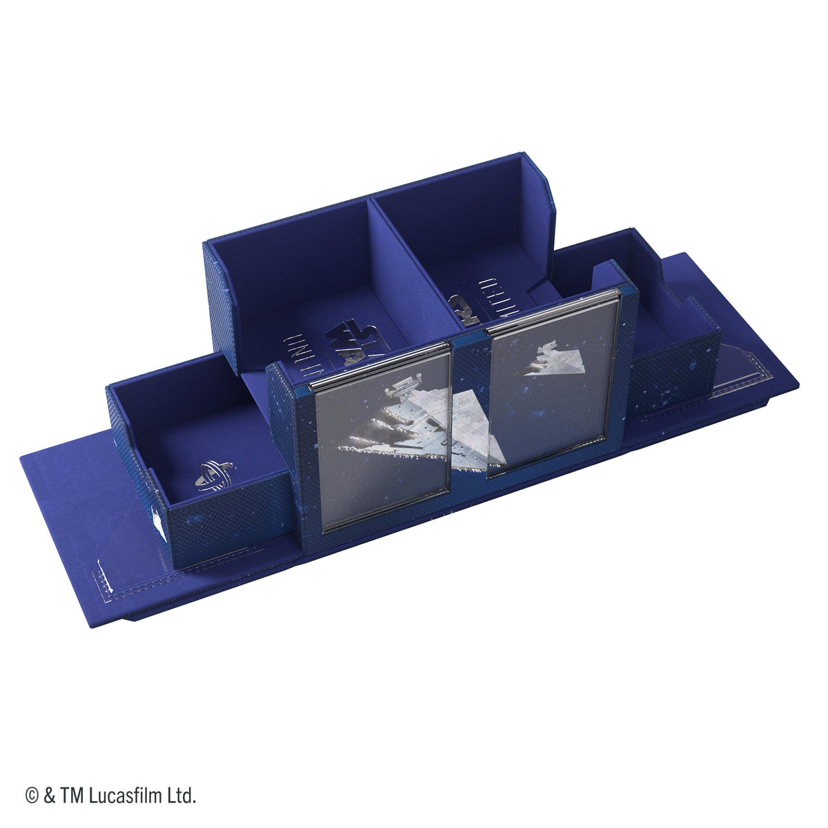 Gamegenic Double Deck Pod Star Wars Unlimited Star Destroyers - dettaglio degli scomparti