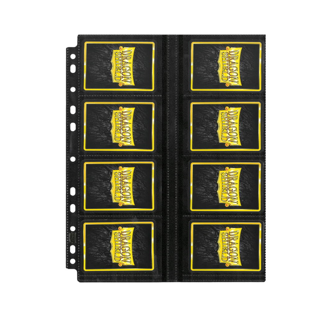 Dragon Shield 16 Pocket Pages Clear (50 pz) – Pagine a 16 tasche per raccoglitori di carte