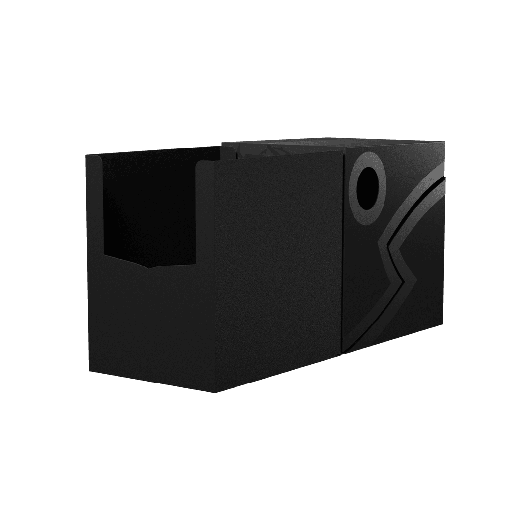 Dragon Shield - Double Shell Shadow Black - Deck Box Rigido