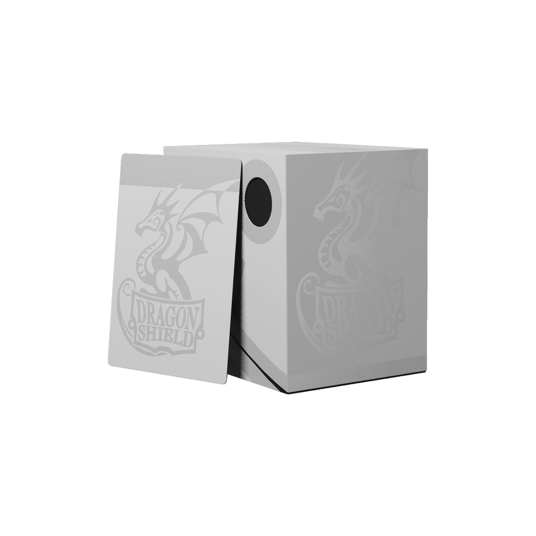 Dragon Shield - Double Shell Ashen White - Deck Box Rigido