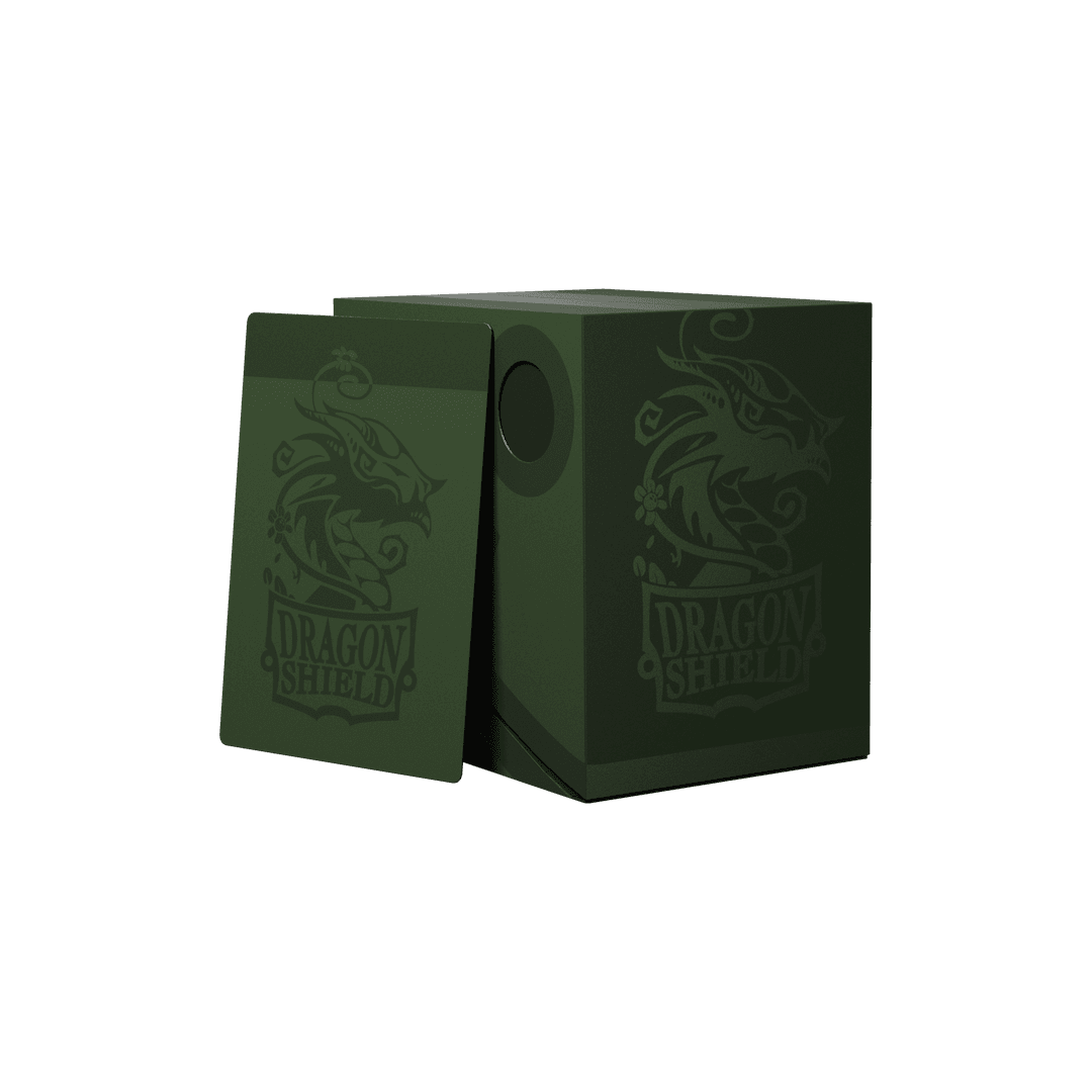 Dragon Shield - Double Shell Forest Green - Deck Box Rigido