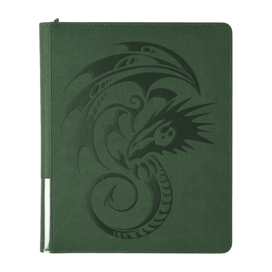 Dragon Shield - Card Codex Zipster 9-Pocket Binder Forest Green - Raccoglitore con Zip