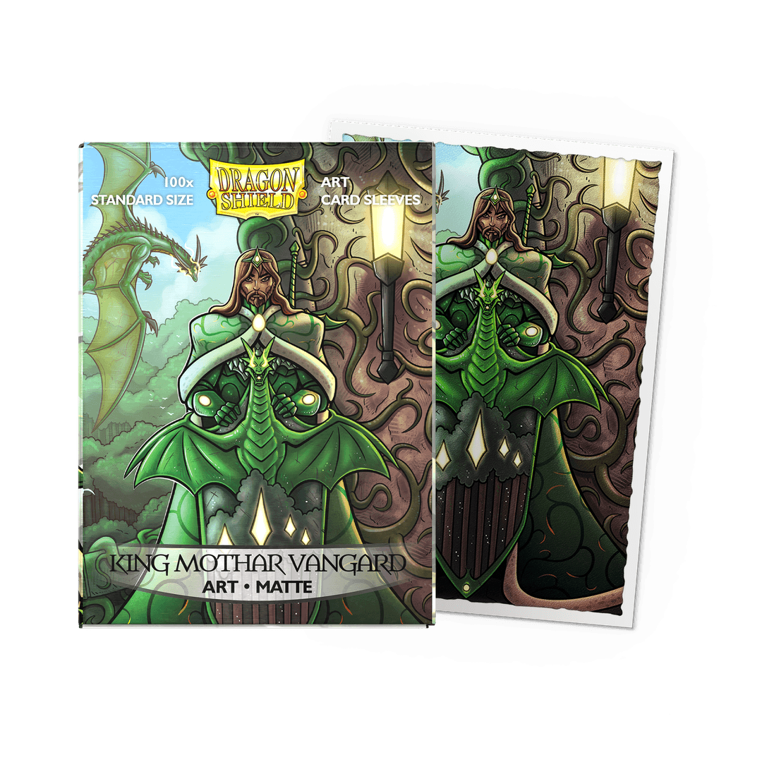 Dragon Shield - Matte Art Sleeves “King Mothar Vanguard Portrait” (100 Bustine)