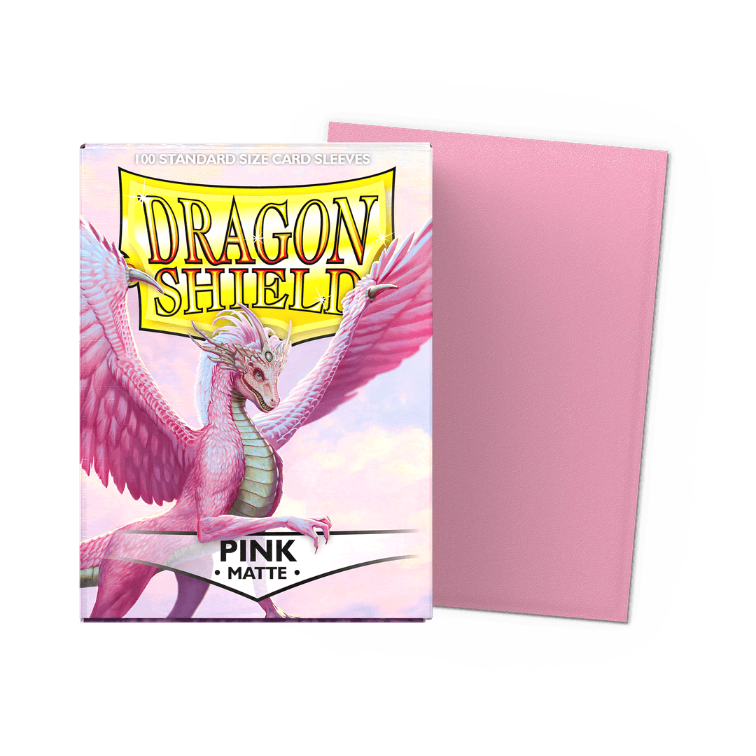 Dragon Shield - Matte Sleeves Pink - Standard Size (100 Bustine)