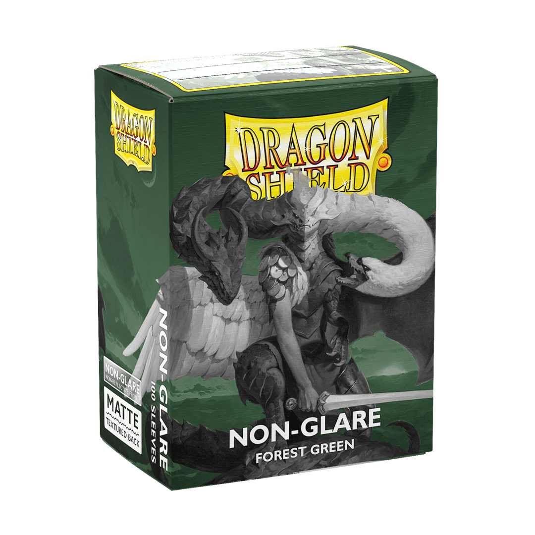 Dragon Shield - Non-Glare Matte Sleeves Forest Green - Standard Size (100 Bustine)