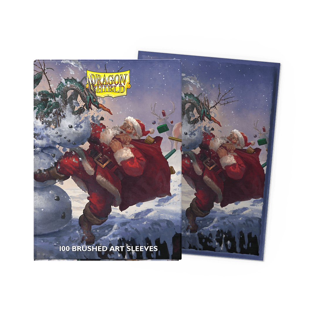 Dragon Shield - Brushed Sleeves Christmas 2025 - Standard Size (100 Bustine)