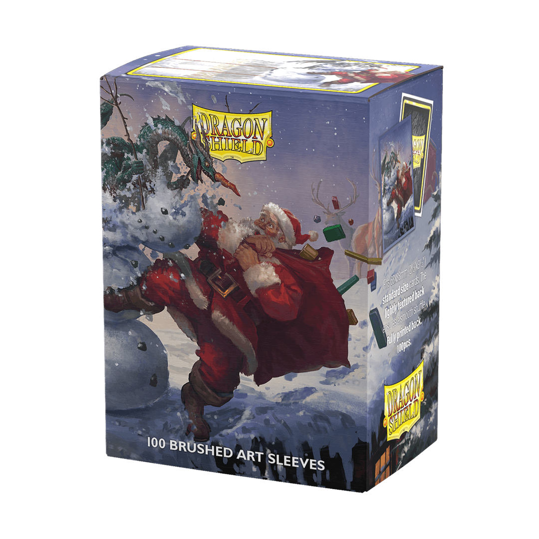 Dragon Shield - Brushed Sleeves Christmas 2025 - Standard Size (100 Bustine)