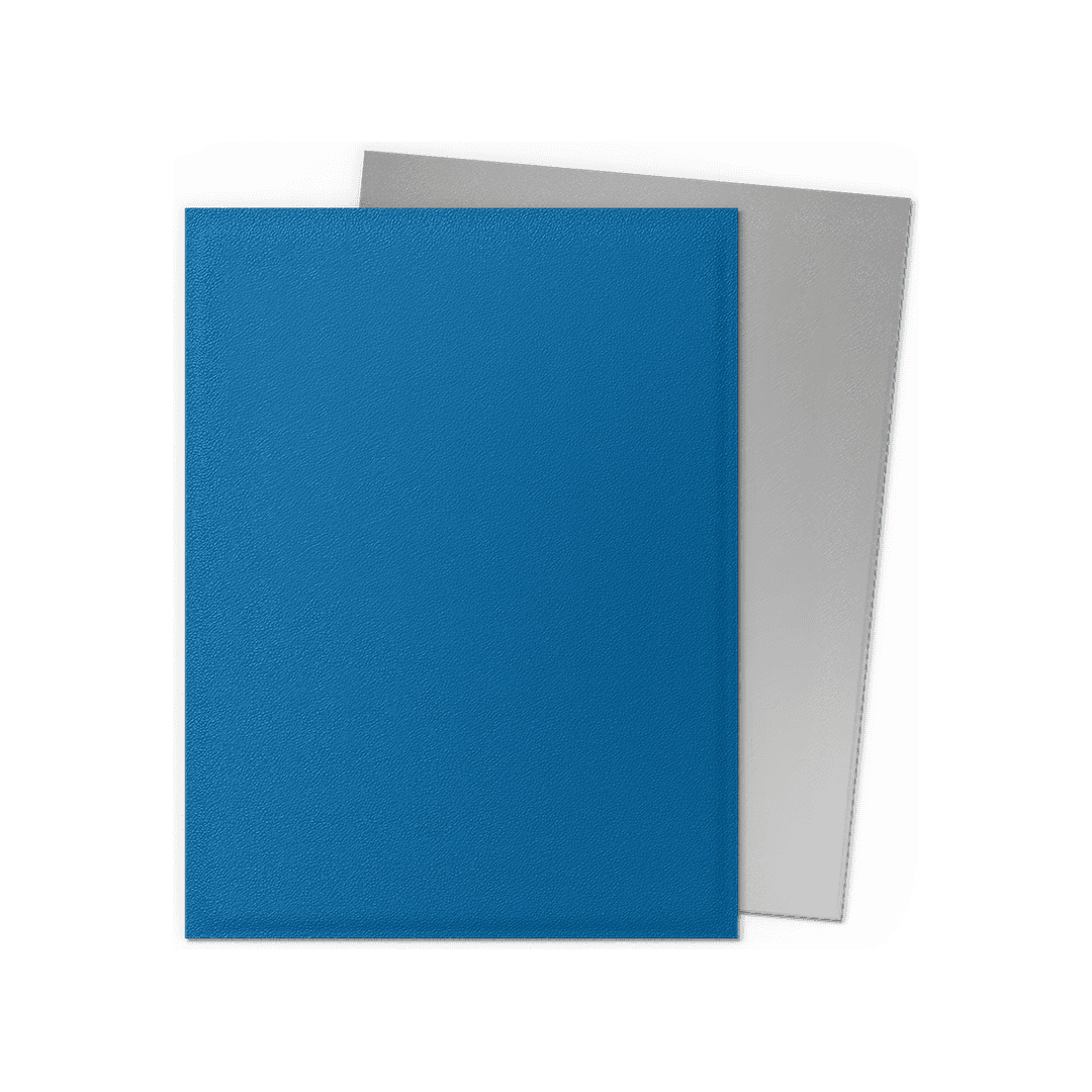 Dragon Shield - Matte Dual Sleeves Cobalt Blue/Silver - Standard Size (100 Bustine)