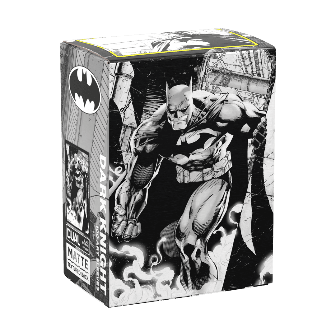 Dragon Shield - Matte Dual Art Sleeves Batman Core Dark Knight - Standard Size (100 Bustine)