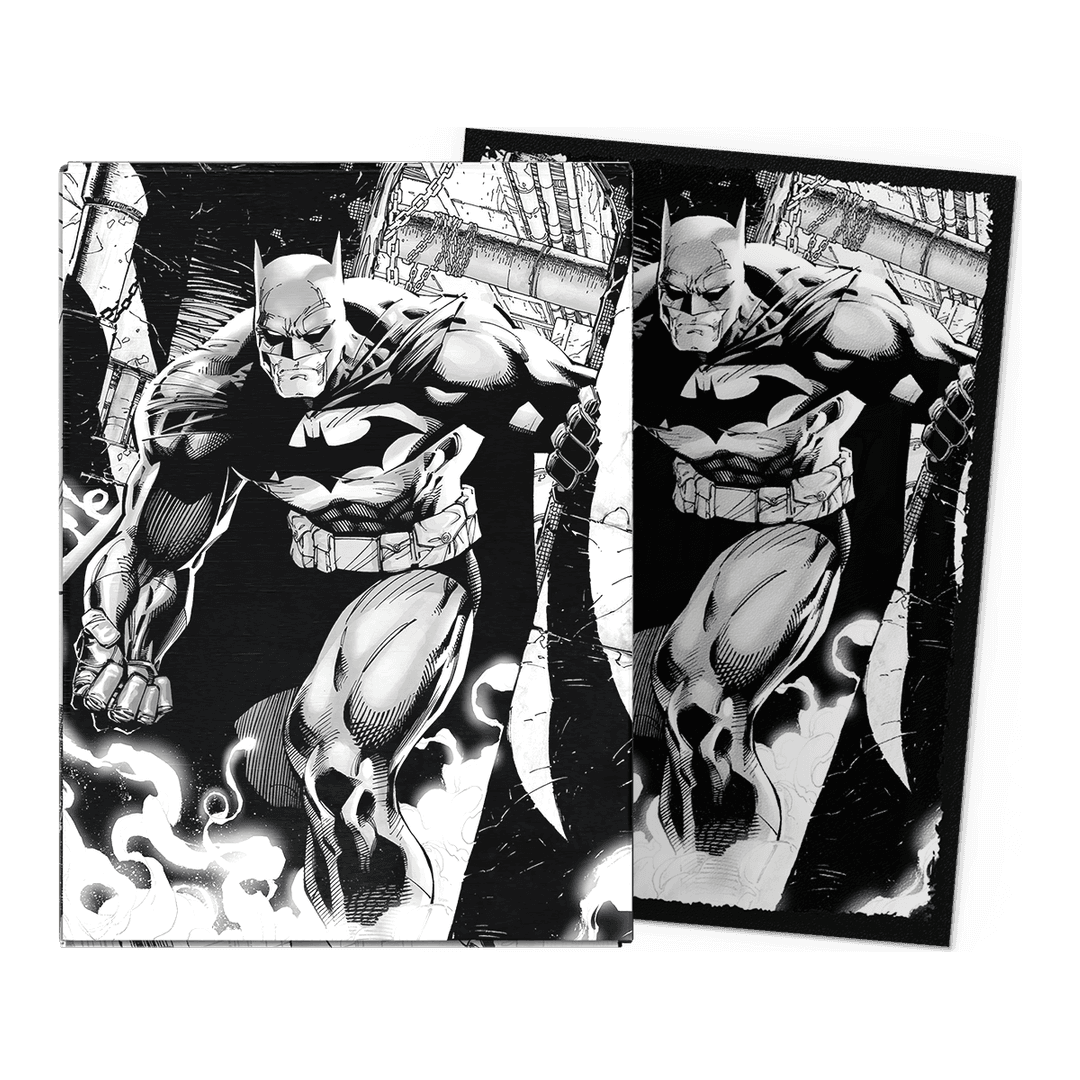 Dragon Shield - Matte Dual Art Sleeves Batman Core Dark Knight - Standard Size (100 Bustine)