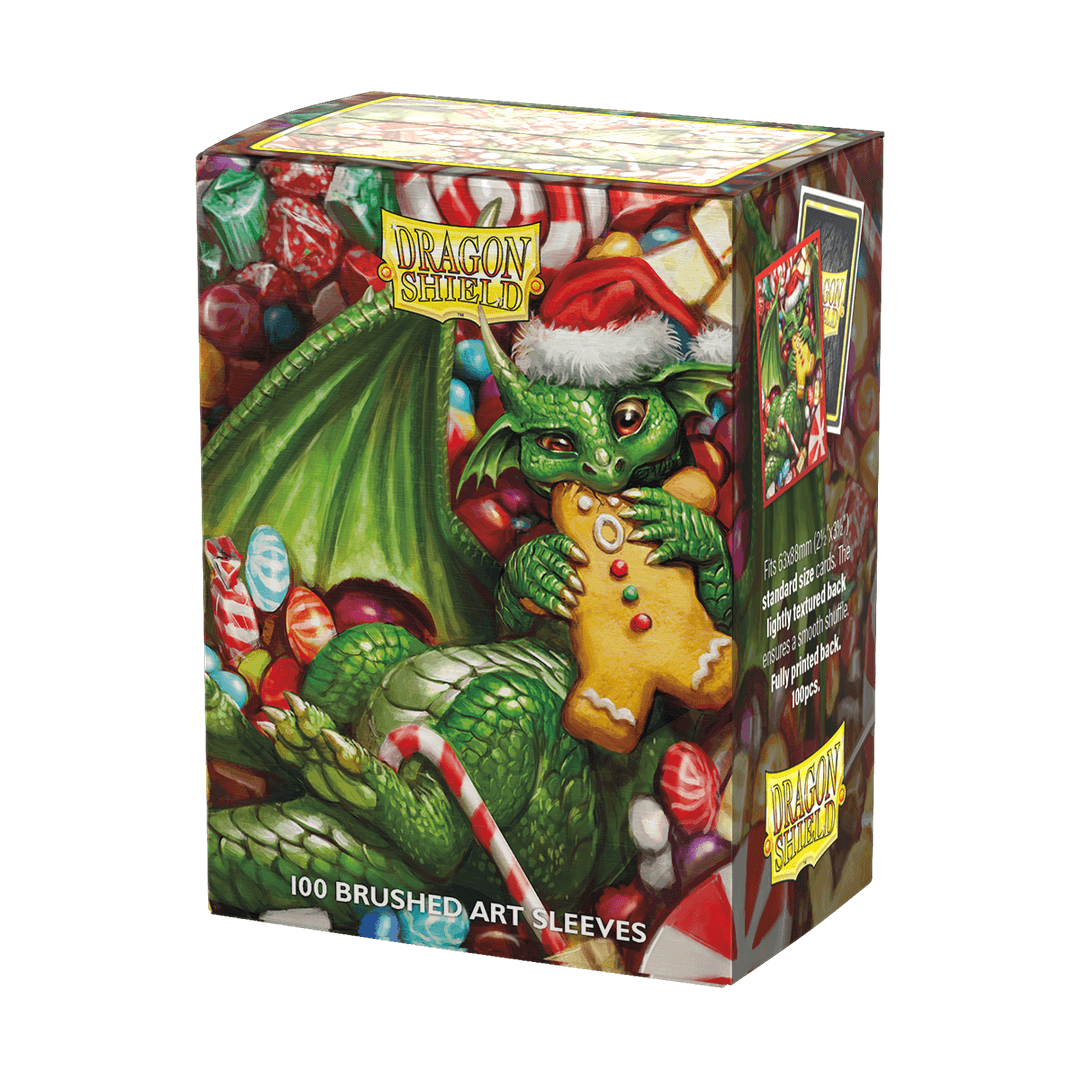 Dragon Shield - Brushed Sleeves Christmas 2024 - Standard Size (100 Bustine)