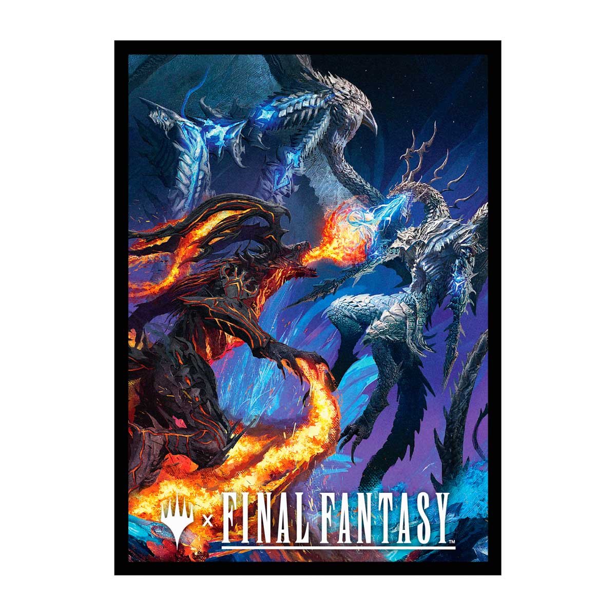 Ultra PRO Sleeves Magic: The Gathering × FINAL FANTASY – “Bahamut and Ifrit” (100 bustine)