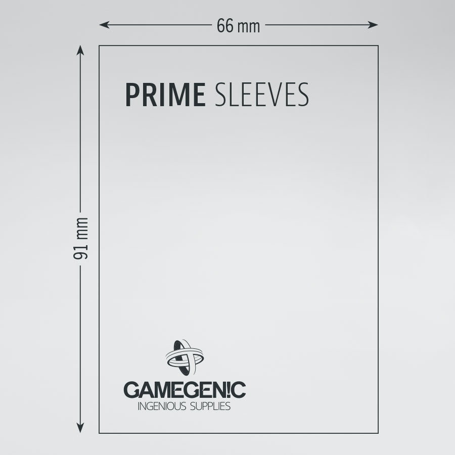 100 Gamegenic Prime Sleeves – Bustine Protettive TCG – Yellow