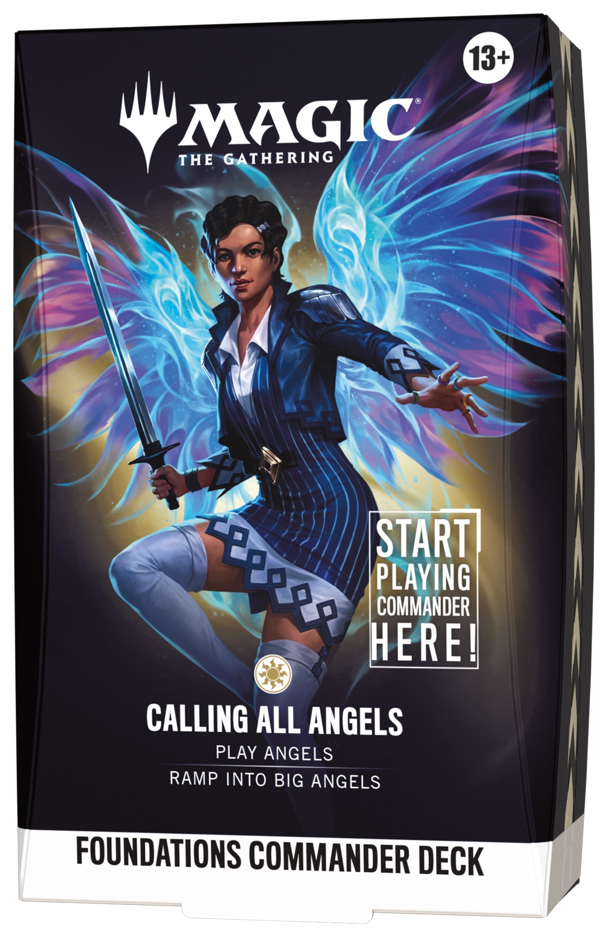 Magic The Gathering Foundations Commander Calling All Angels - mazzo in inglese