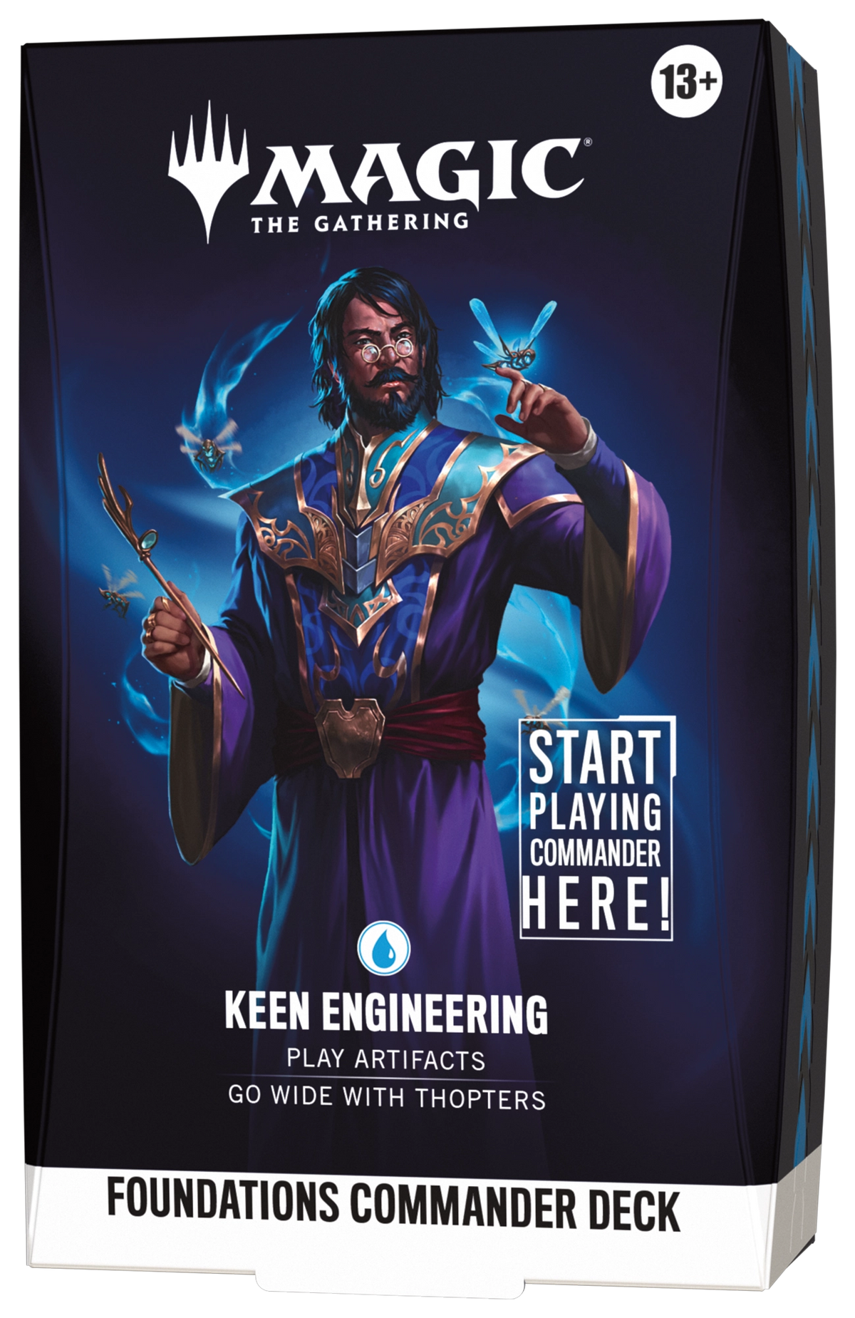 Magic The Gathering Foundations Commander Keen Engineering - mazzo in inglese