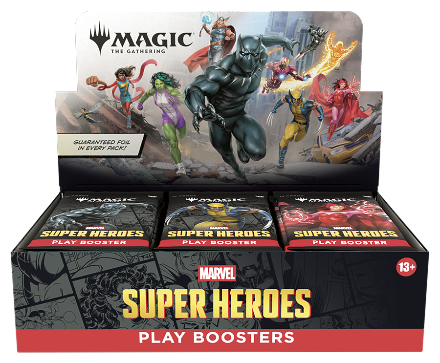MTG Marvel Super Heroes Play Booster Display 30 Buste EN