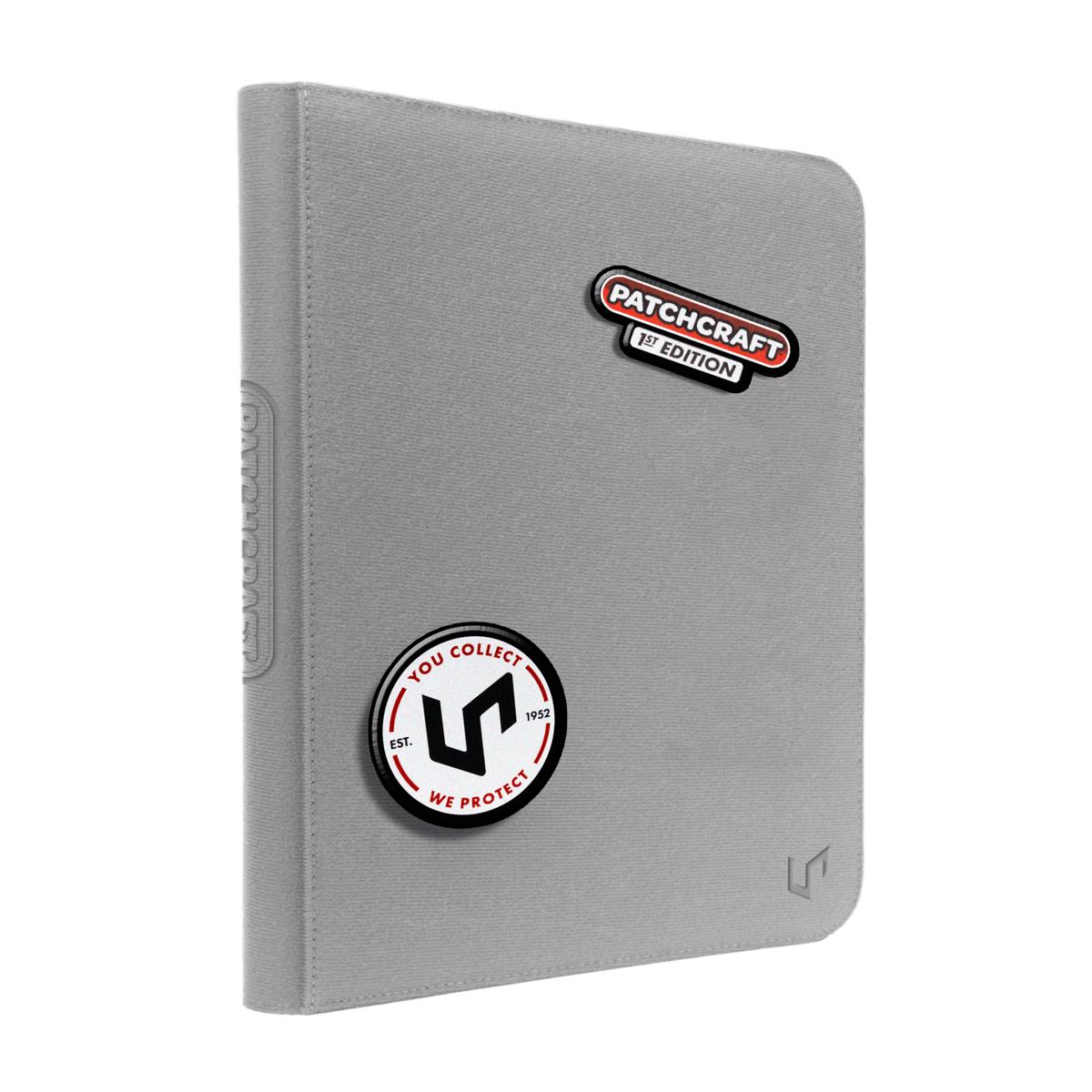 Ultra Pro Patchcraft Zippered 9-Pocket PRO-Binder - Gray
