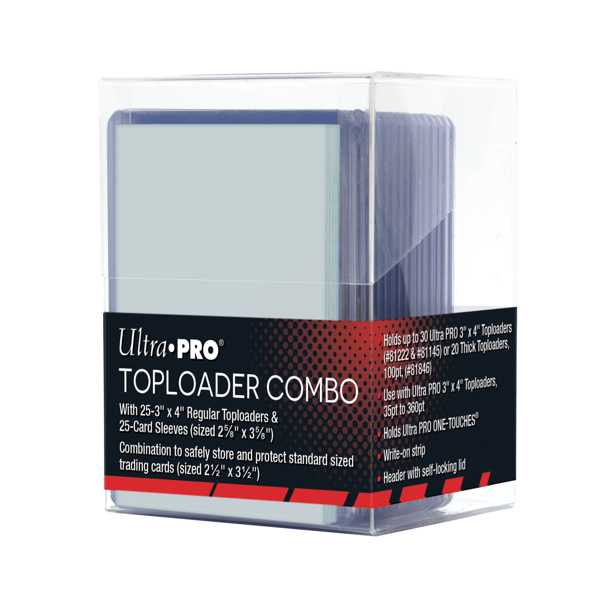 Ultra PRO – Toploaders Combo (25ct) con Box di Archiviazione