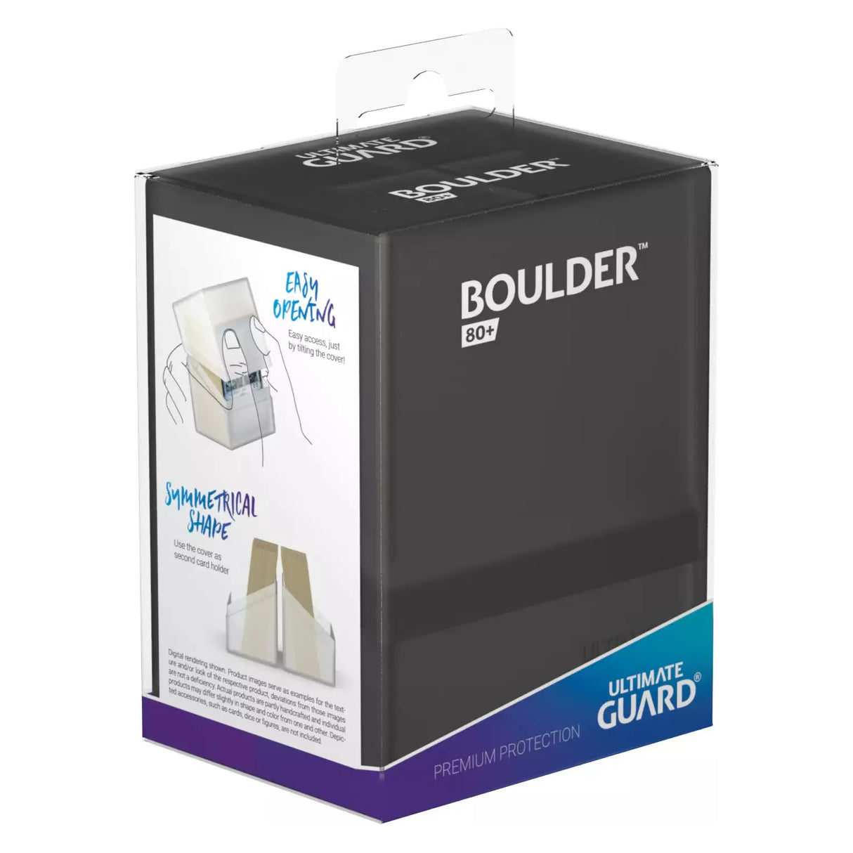 Ultimate Guard - Boulder 80+ Deck Box - Onyx