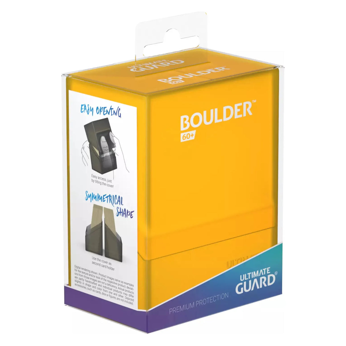 Ultimate Guard - Boulder 60+ Deck Box - Amber
