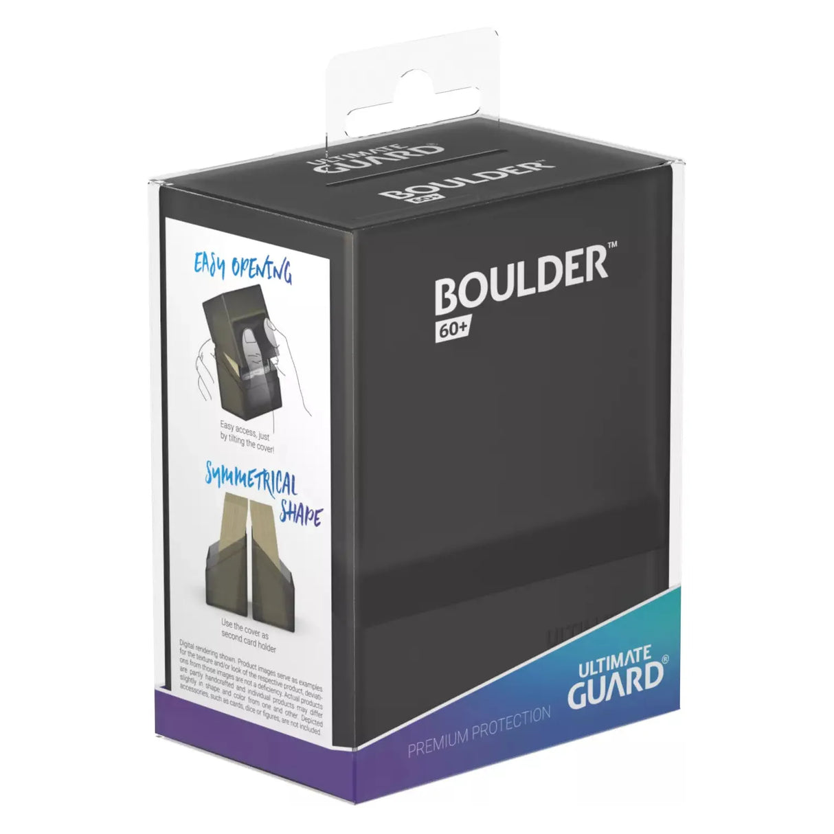 Ultimate Guard - Boulder 60+ Deck Box - Onyx