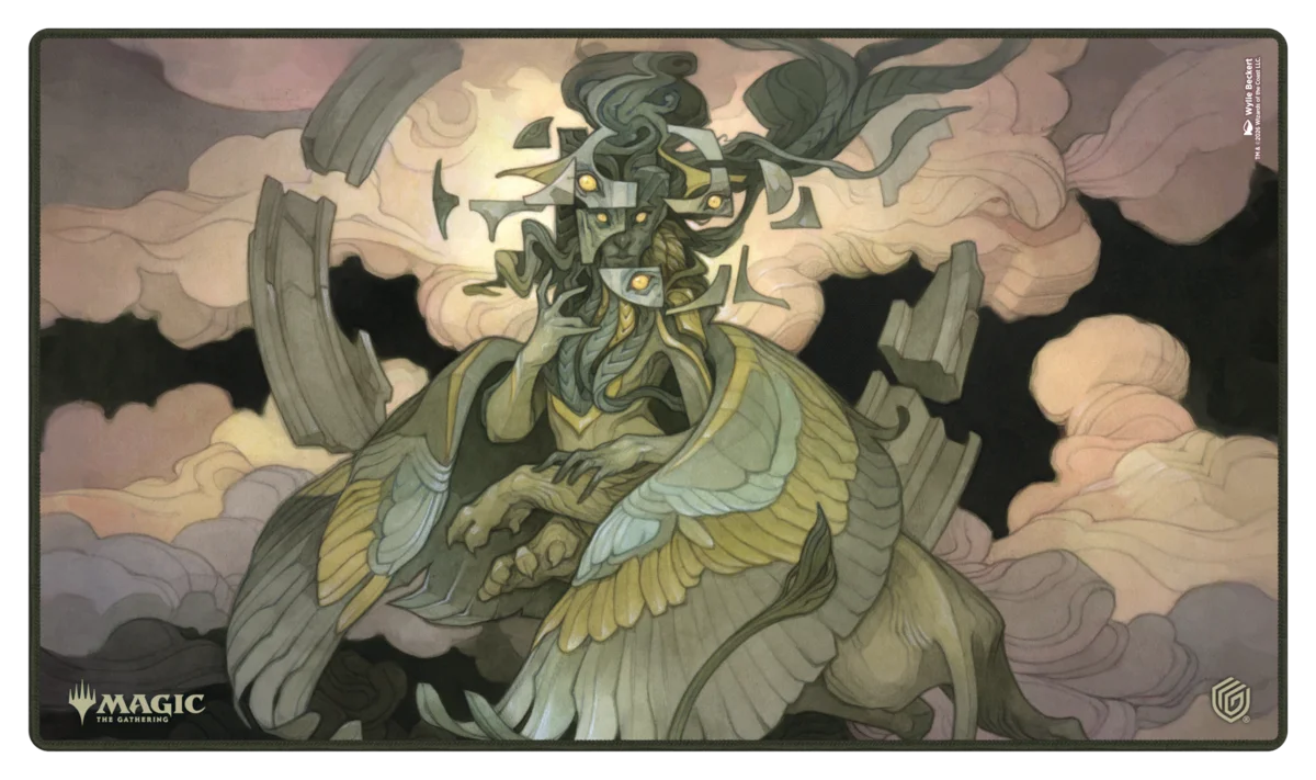 Ultimate Guard Play-Mat Reality Fracture Sphinx of False Conclusions – vista frontale dell’illustrazione