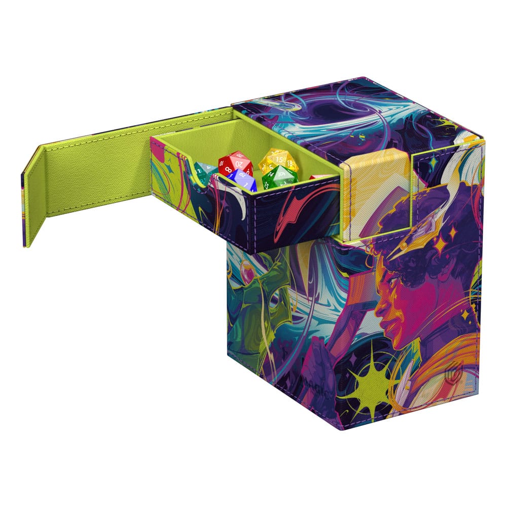 Ultimate Guard - Flip’n’Tray 133+ Xenoskin Deck Box - MTG Edge of Eternities Haliya & Tezzeret