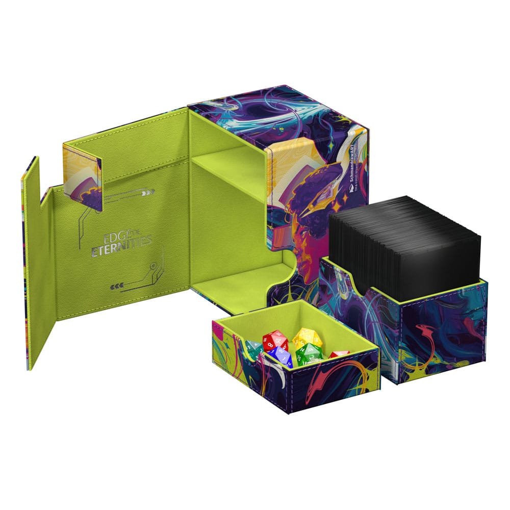 Ultimate Guard - Flip’n’Tray 133+ Xenoskin Deck Box - MTG Edge of Eternities Haliya & Tezzeret