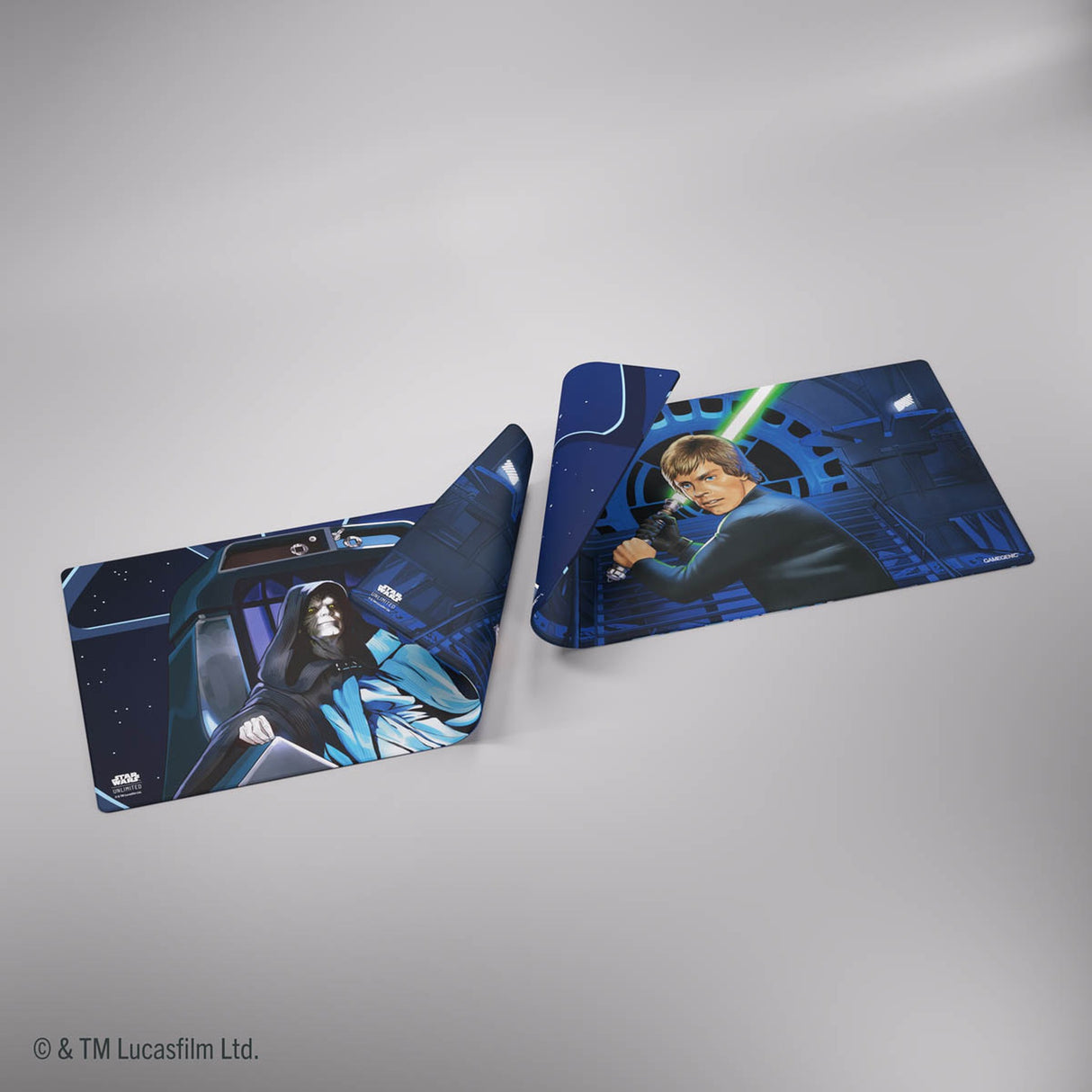 Gamegenic Star Wars Unlimited Double-Sided Game Mat – Jedi Luke Skywalker & Emperor Palpatine