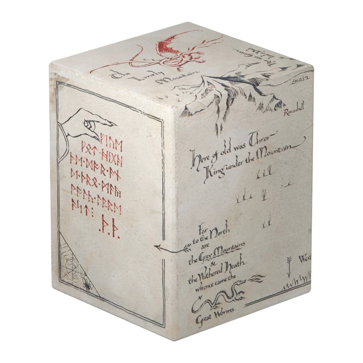 Ultimate Guard RTE Boulder 100+ The Hobbit – Thrór’s Map (Glow in the Dark)