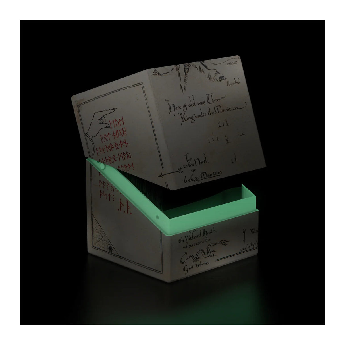 Ultimate Guard RTE Boulder 100+ The Hobbit – Thrór’s Map (Glow in the Dark)