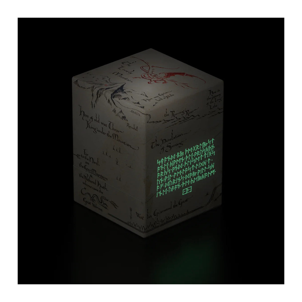 Ultimate Guard RTE Boulder 100+ The Hobbit – Thrór’s Map (Glow in the Dark)