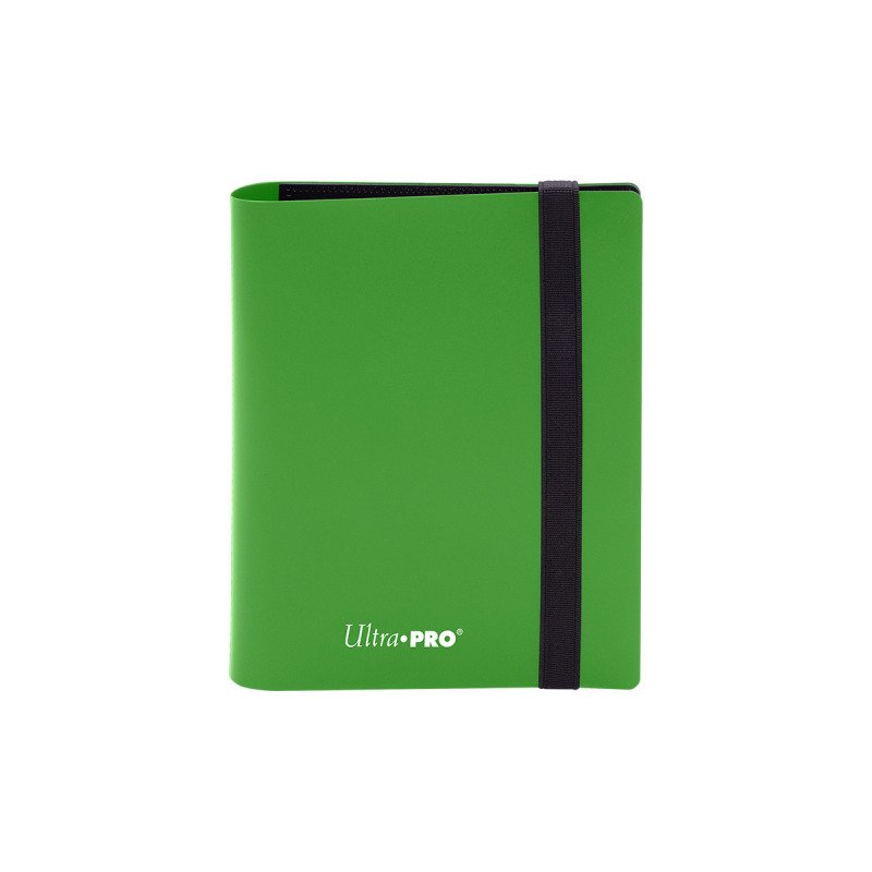 Ultra Pro Eclipse 2-Pocket Binder Lime Green – Raccoglitore 80 Carte TCG