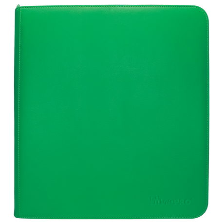 Ultra Pro Vivid 12-Pocket Zippered PRO-Binder Green – Raccoglitore 480 Carte TCG