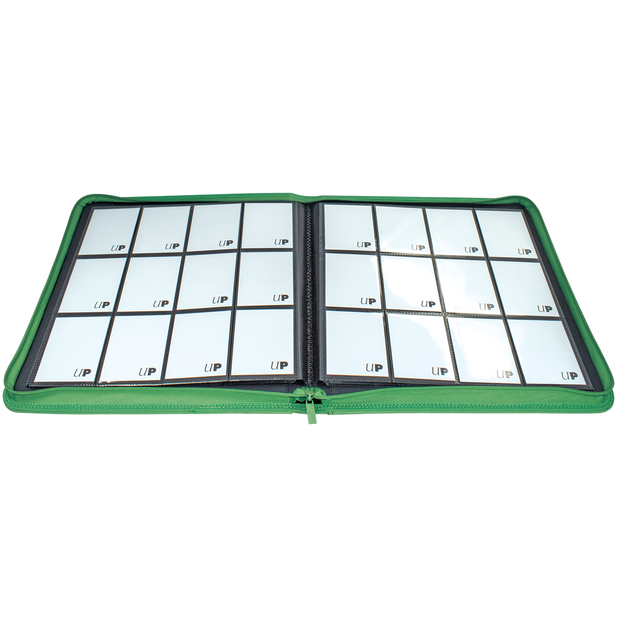 Ultra Pro Vivid 12-Pocket Zippered PRO-Binder Green – Raccoglitore 480 Carte TCG