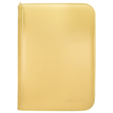 Ultra Pro Vivid 4-Pocket Zippered PRO-Binder Yellow – Raccoglitore 160 Carte TCG