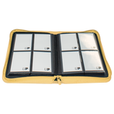 Ultra Pro Vivid 4-Pocket Zippered PRO-Binder Yellow – Raccoglitore 160 Carte TCG