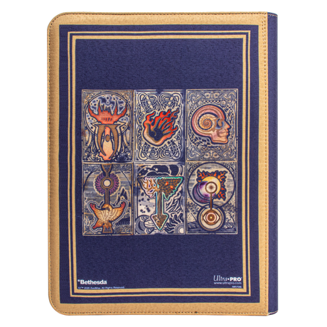 Ultra Pro Guild Zippered 9-Pocket PRO-Binder - The Elder Scrolls – Mages Raccoglitore