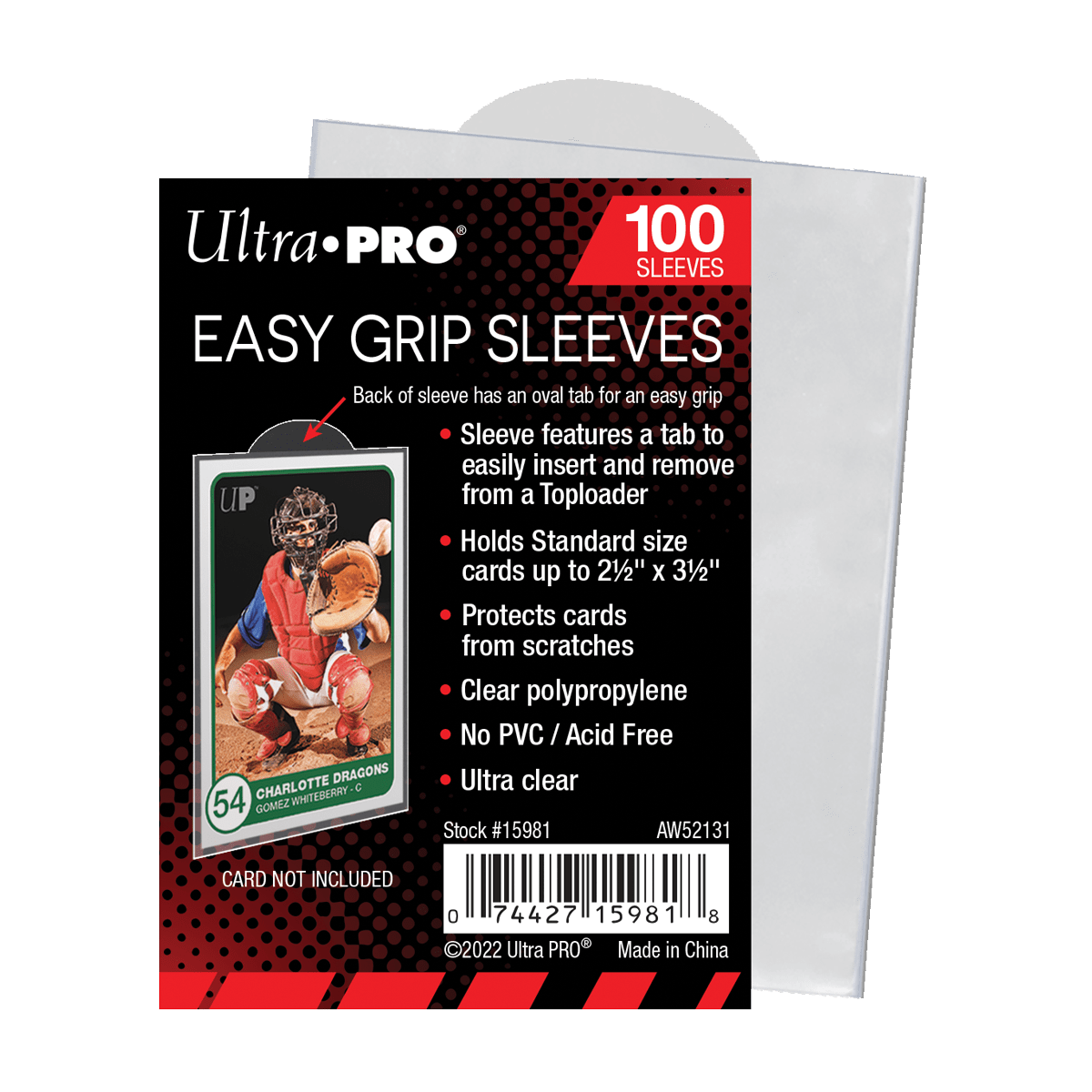 Ultra PRO – Easy Grip Sleeves (100 Pieces)