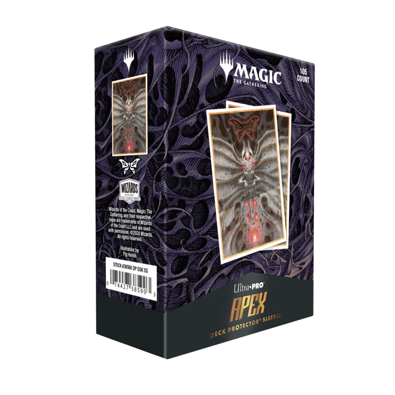 Ultra PRO Apex Sleeves – Duskmourn “Set Symbol” (105 bustine) – Magic: The Gathering