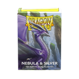 Dragon Shield - Matte Dual Sleeves Nebula & Silver (100 Bustine)